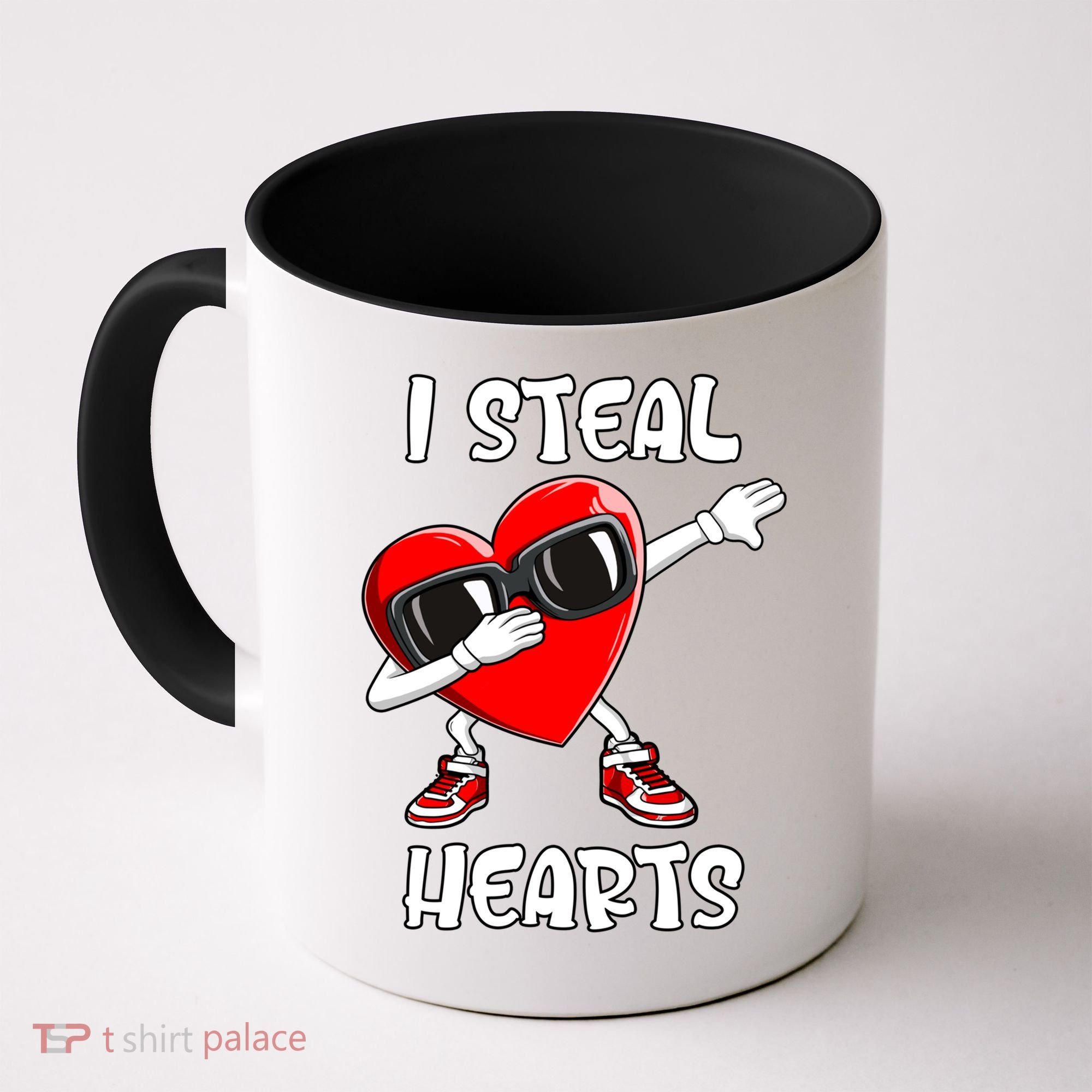 Valentines Day Cool Gift Love Dabbing Heart Great Gift Coffee Mug