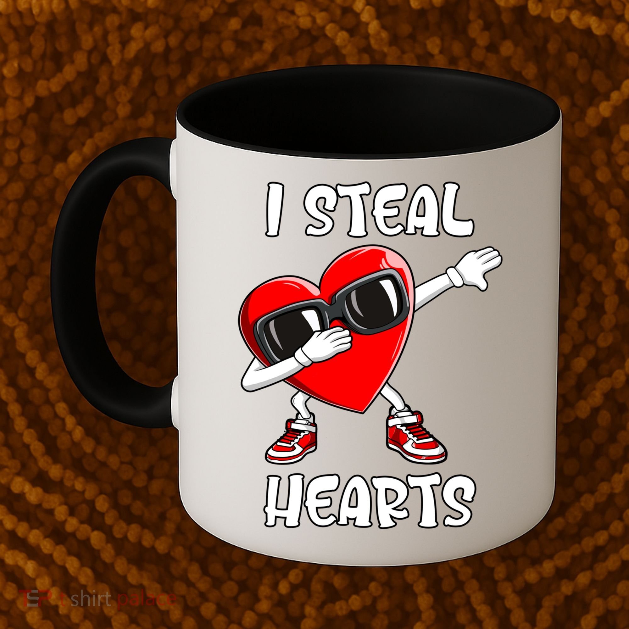 Valentines Day Cool Gift Love Dabbing Heart Great Gift Coffee Mug