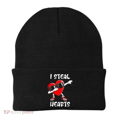 Valentines Day Cool Gift Love Dabbing Heart Great Gift Beanie