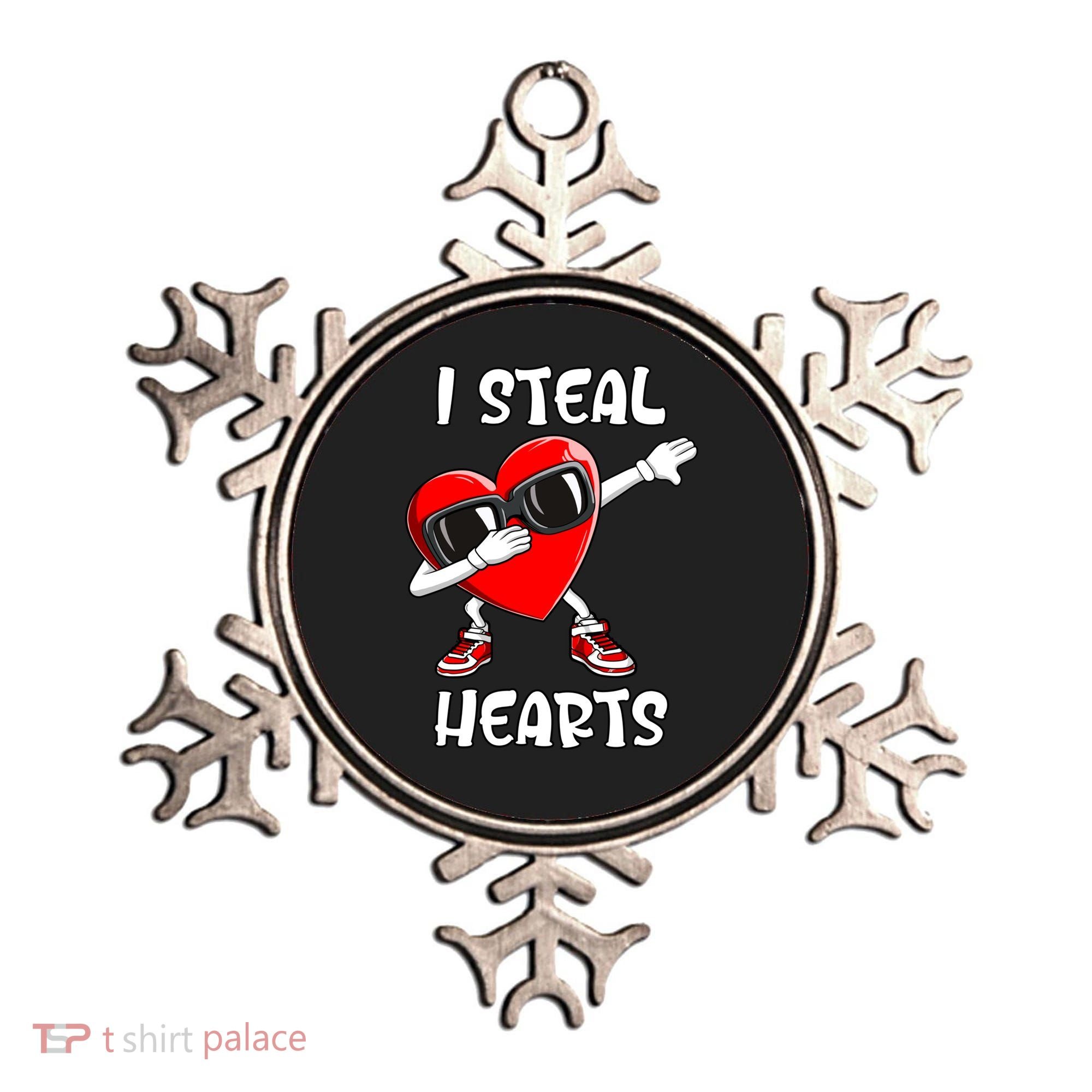 Valentines Day Cool Gift Love Dabbing Heart Great Gift Ornament