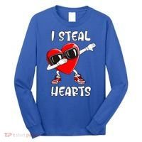 Valentines Day Cool Gift Love Dabbing Heart Great Gift Long Sleeve Shirt thumb 0
