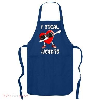 Valentines Day Cool Gift Love Dabbing Heart Great Gift Apron