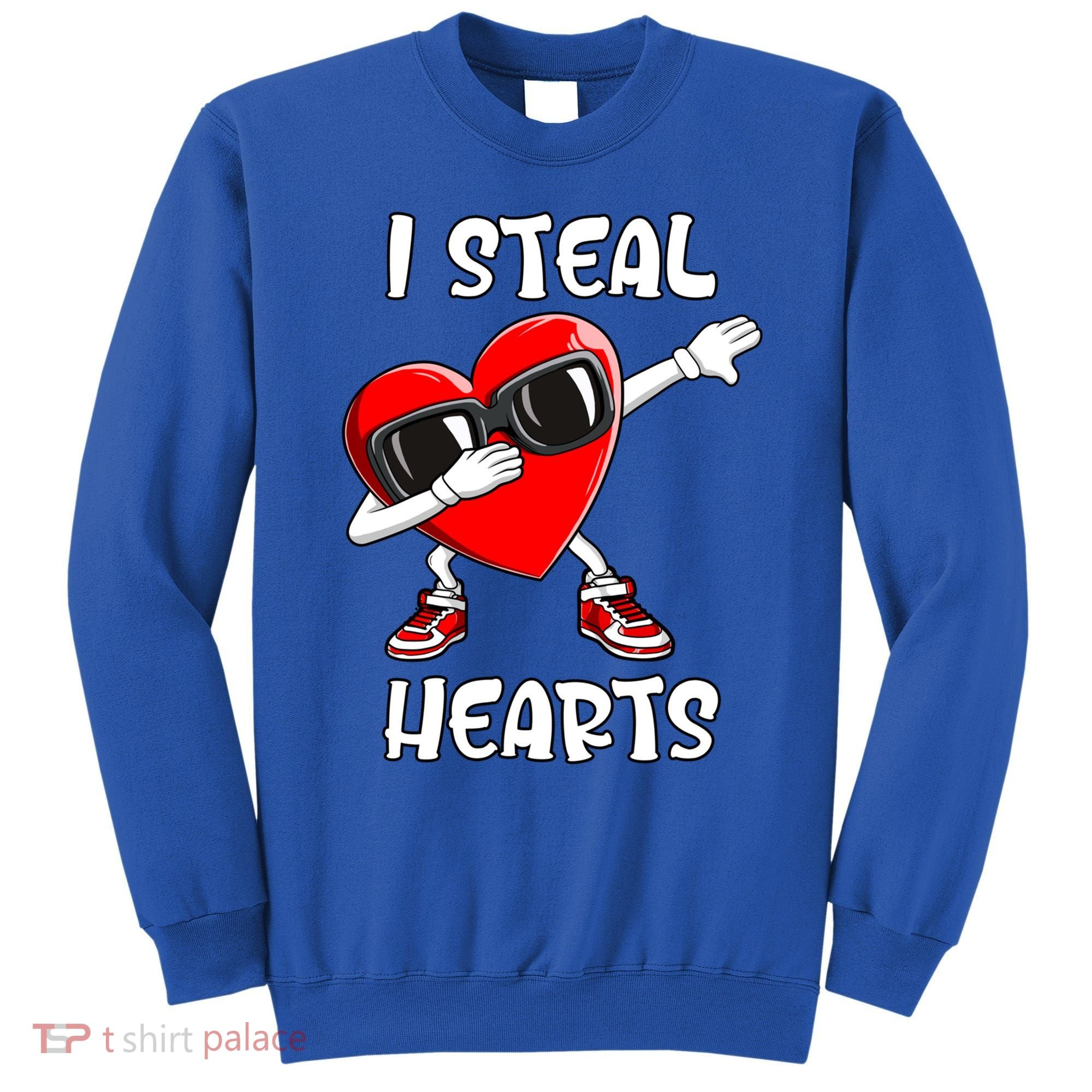 Valentines Day Cool Gift Love Dabbing Heart Great Gift Sweatshirt