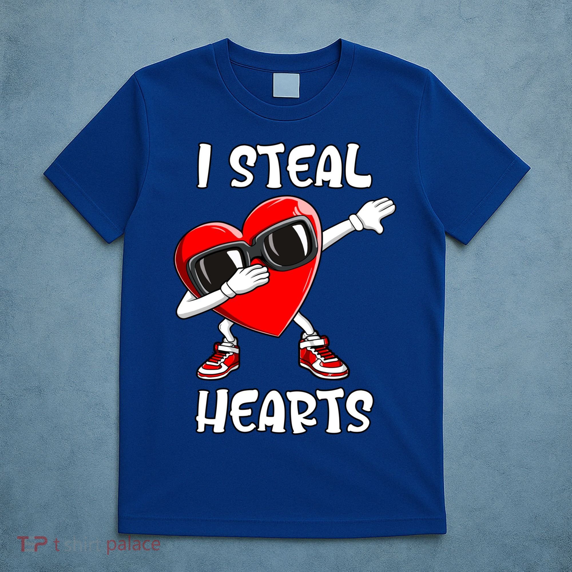 Valentines Day Cool Gift Love Dabbing Heart Great Gift T-Shirt