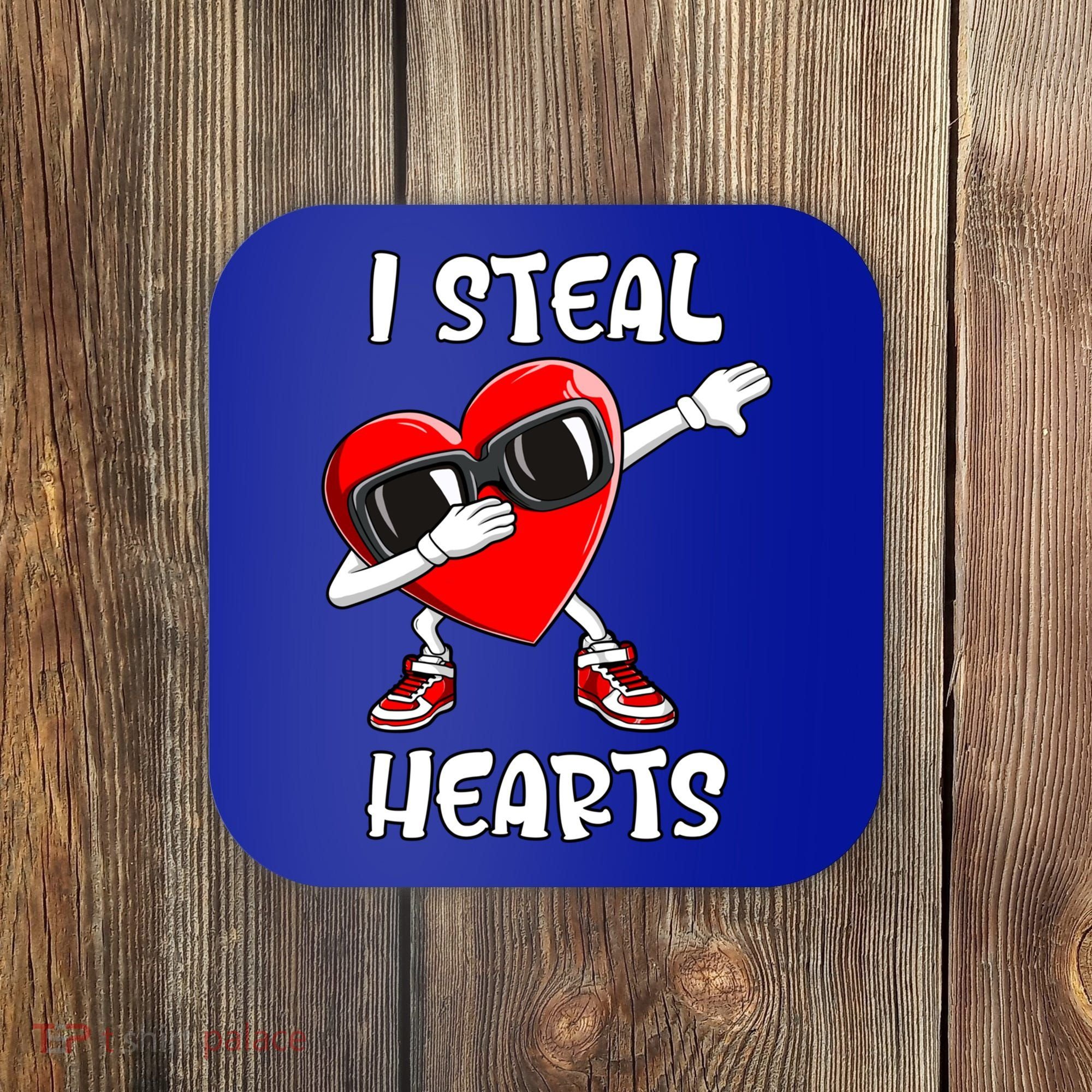 Valentines Day Cool Gift Love Dabbing Heart Great Gift Coaster