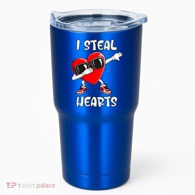 Valentines Day Cool Gift Love Dabbing Heart Great Gift Tumbler