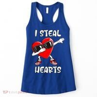 Valentines Day Cool Gift Love Dabbing Heart Great Gift Women's Tank Top thumb 0
