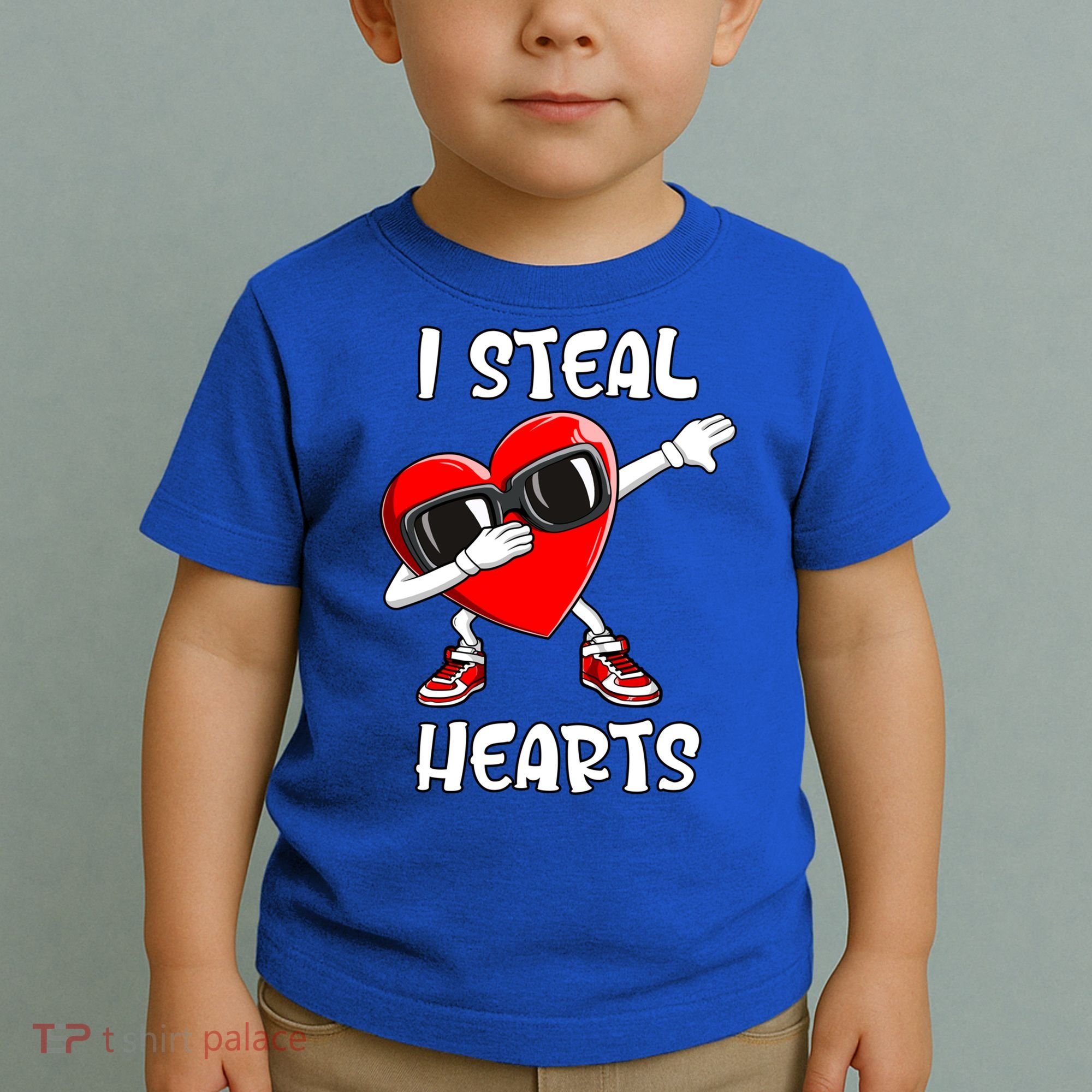 Valentines Day Cool Gift Love Dabbing Heart Great Gift Toddler T-Shirt