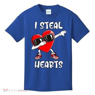 Valentines Day Cool Gift Love Dabbing Heart Great Gift Kids T-Shirt
