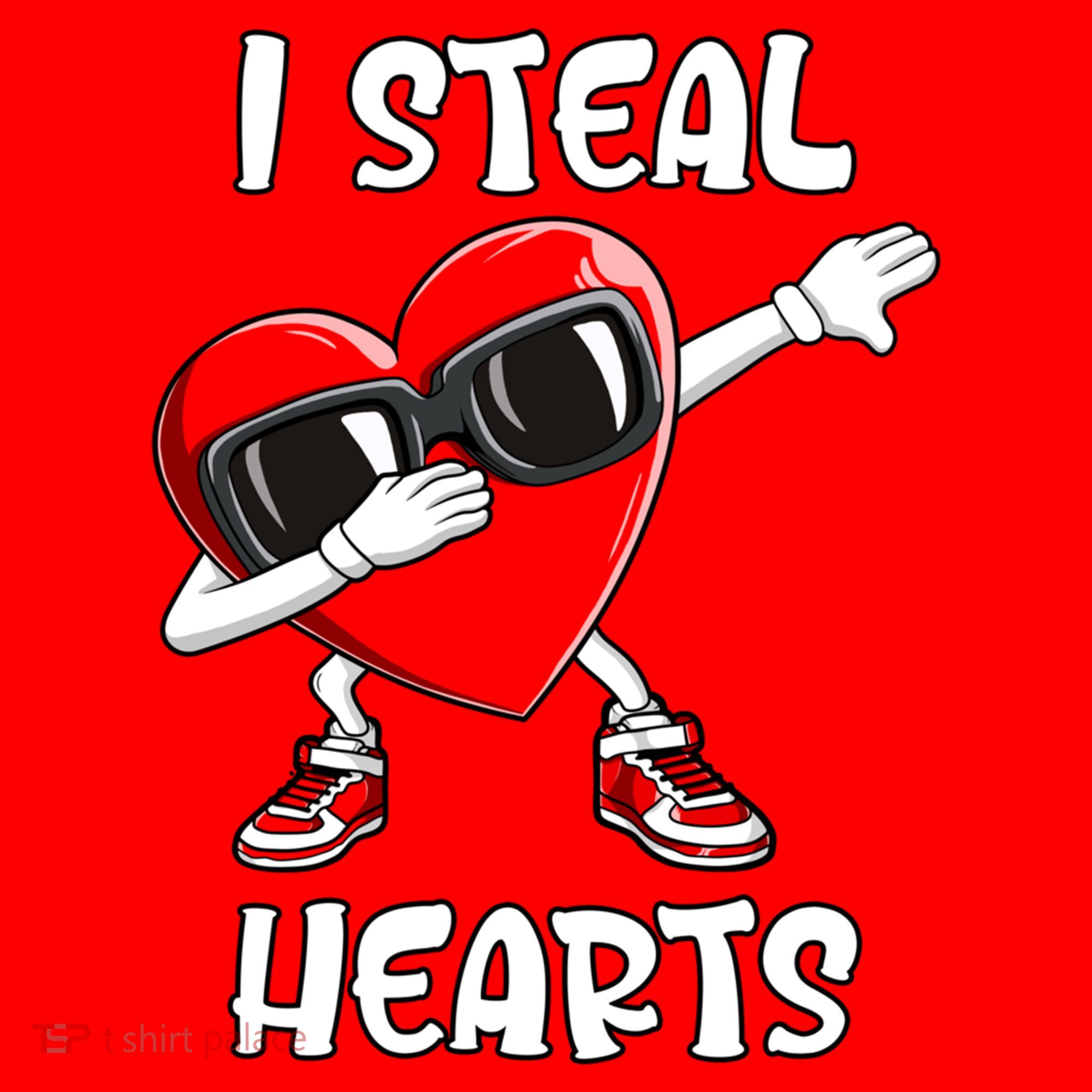 Valentines Day Cool Gift Love Dabbing Heart Great Gift Santa Hat