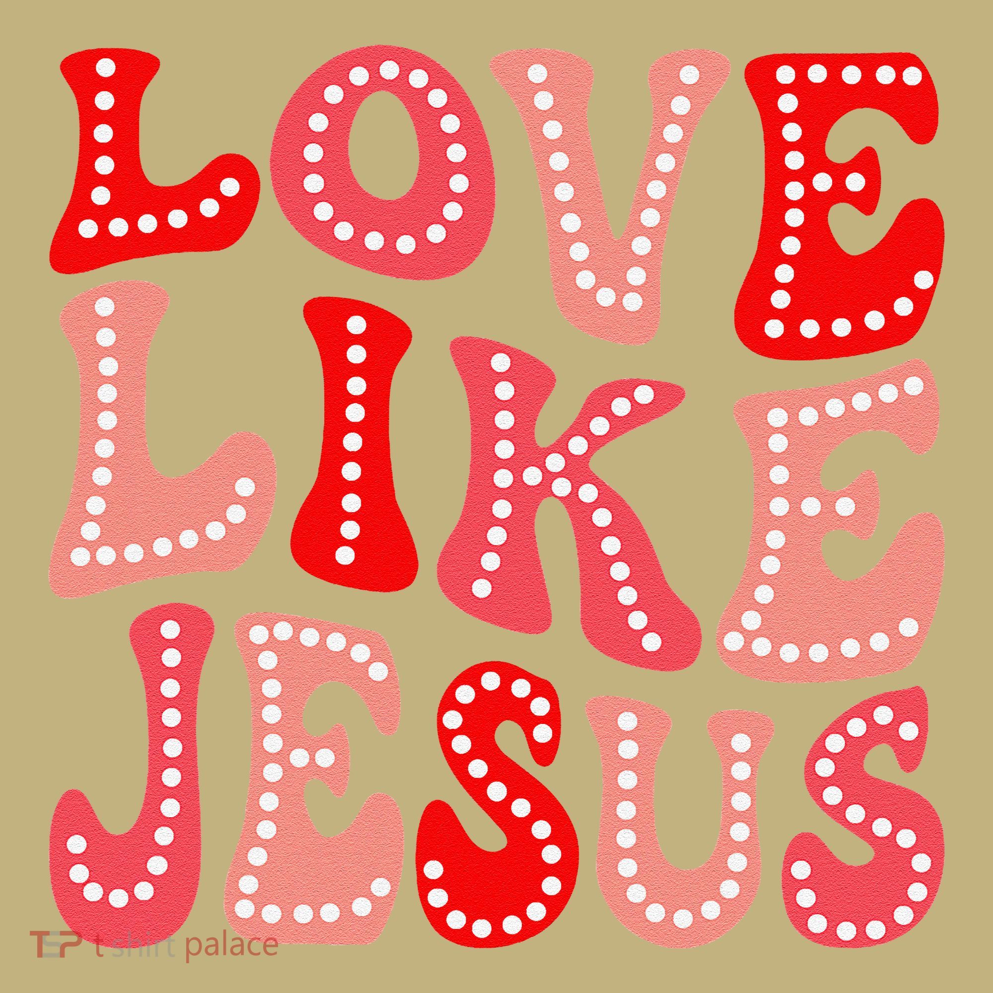 Valentine Day Christian Gift Groovy Love Like Jesus Mousepad