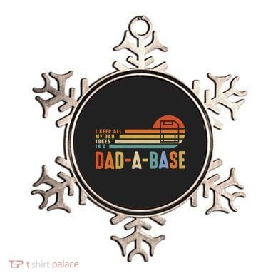 Vintage Dad Cute Gift I Keep All My Dad Jokes In A Dadgreat Giftagreat Gift Base Ornament