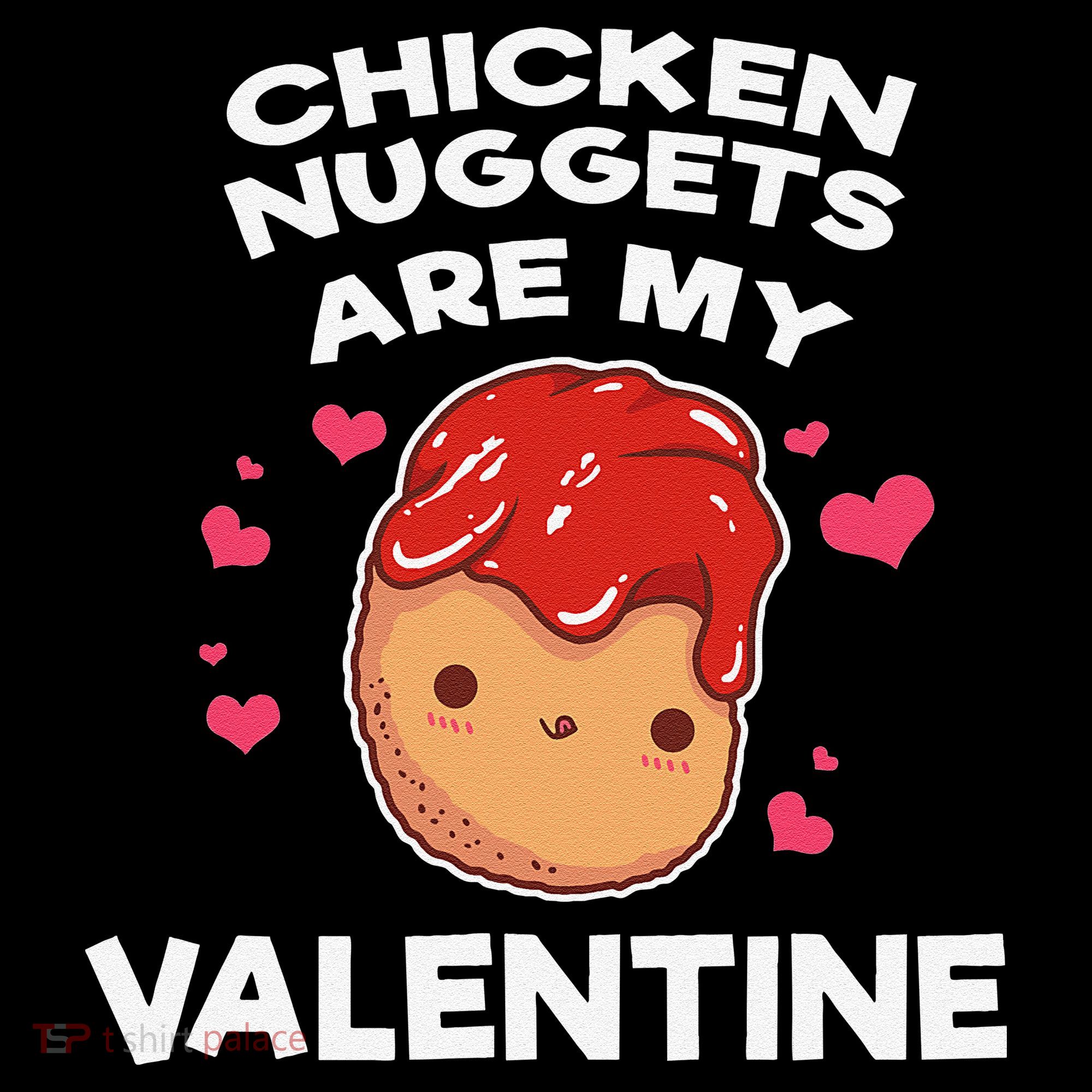 Valentine's Day Chicken Nuggets Funny Nug Food Coffee Mug