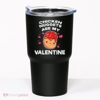 Valentine's Day Chicken Nuggets Funny Nug Food Tumbler thumb 0
