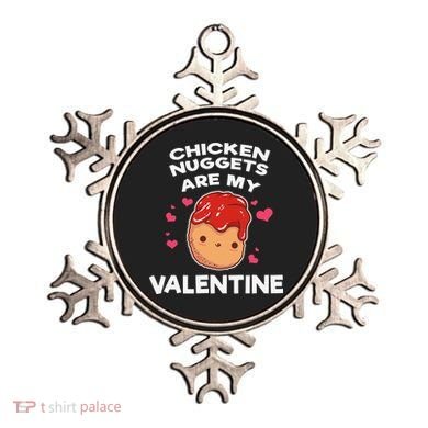 Valentine's Day Chicken Nuggets Funny Nug Food Ornament