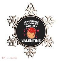 Valentine's Day Chicken Nuggets Funny Nug Food Ornament thumb 0