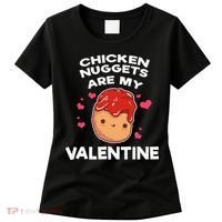 Valentine's Day Chicken Nuggets Funny Nug Food Women's T-Shirt thumb 0
