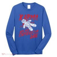 Voodoo Doll Costume Gift Scary Karma Halloween Long Sleeve Shirt thumb 0