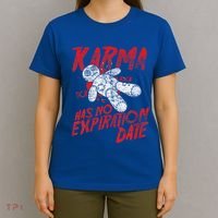Voodoo Doll Costume Gift Scary Karma Halloween T-Shirt thumb 4