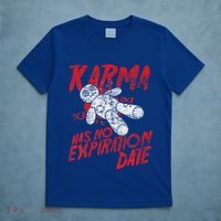 Voodoo Doll Costume Gift Scary Karma Halloween T-Shirt thumb 5