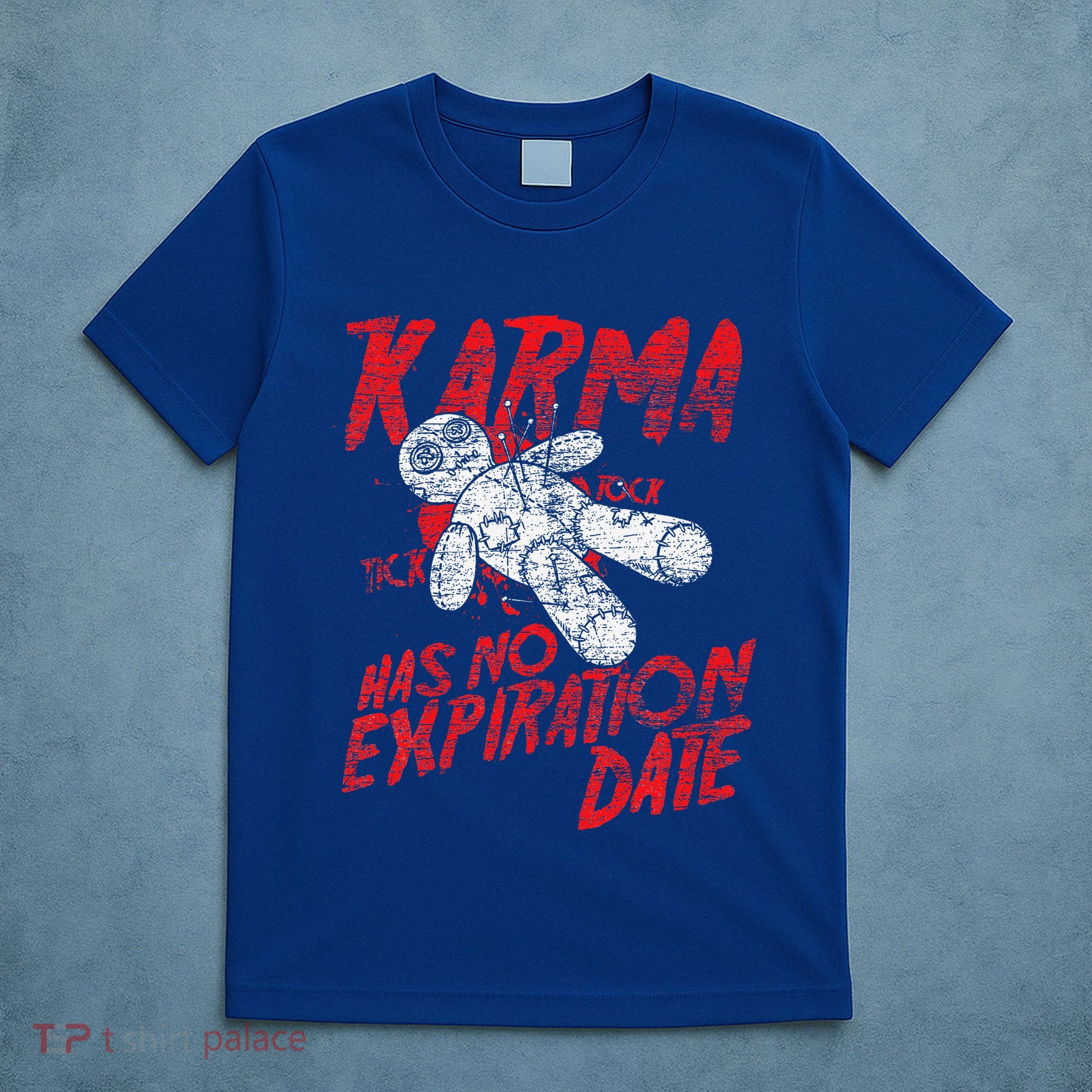 Voodoo Doll Costume Gift Scary Karma Halloween T-Shirt