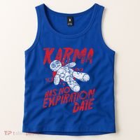 Voodoo Doll Costume Gift Scary Karma Halloween Tank Top thumb 2