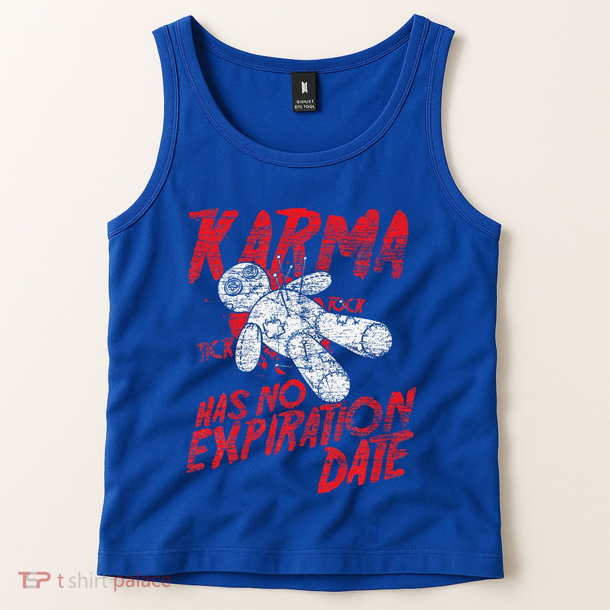 Voodoo Doll Costume Gift Scary Karma Halloween Tank Top