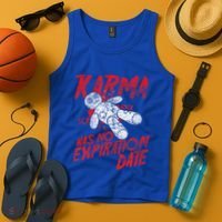 Voodoo Doll Costume Gift Scary Karma Halloween Tank Top thumb 4