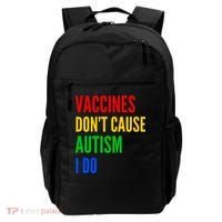 Vaccines Don’T Cause Autism I Do Backpack thumb 0