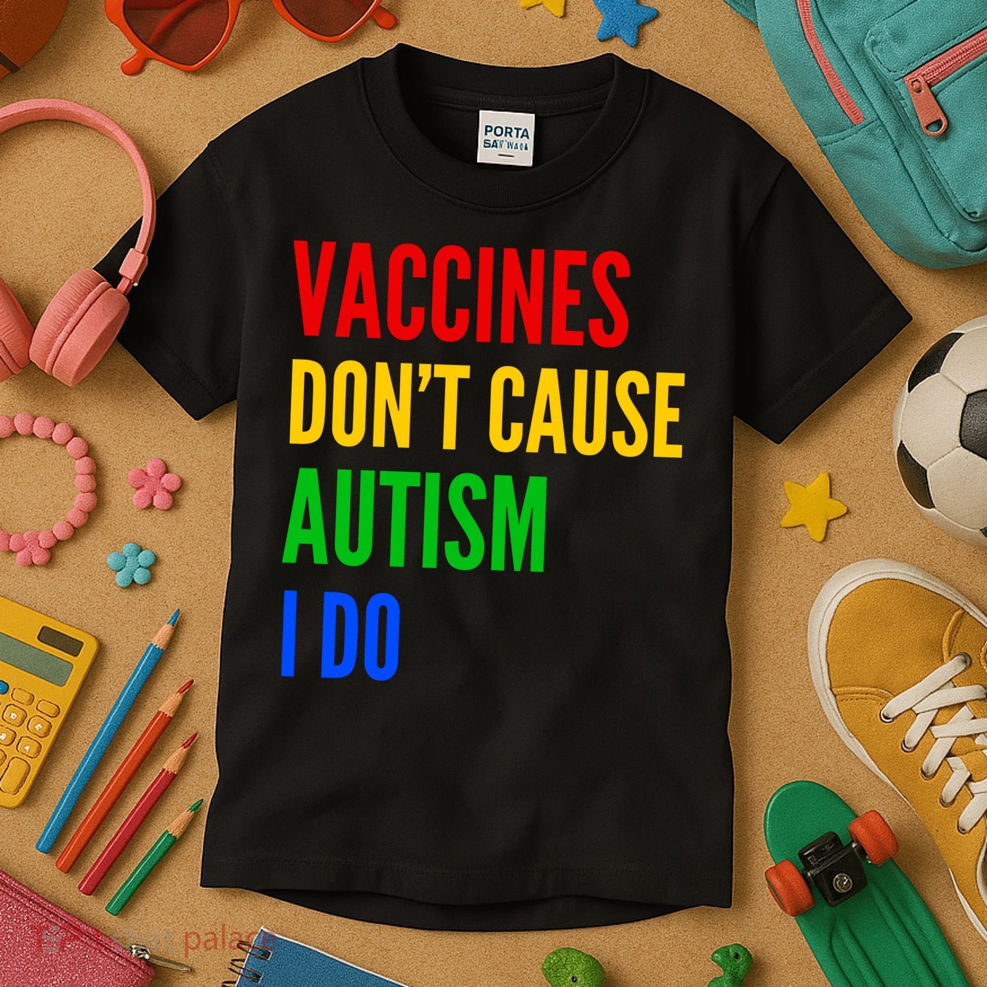 Vaccines Don’T Cause Autism I Do Kids T-Shirt