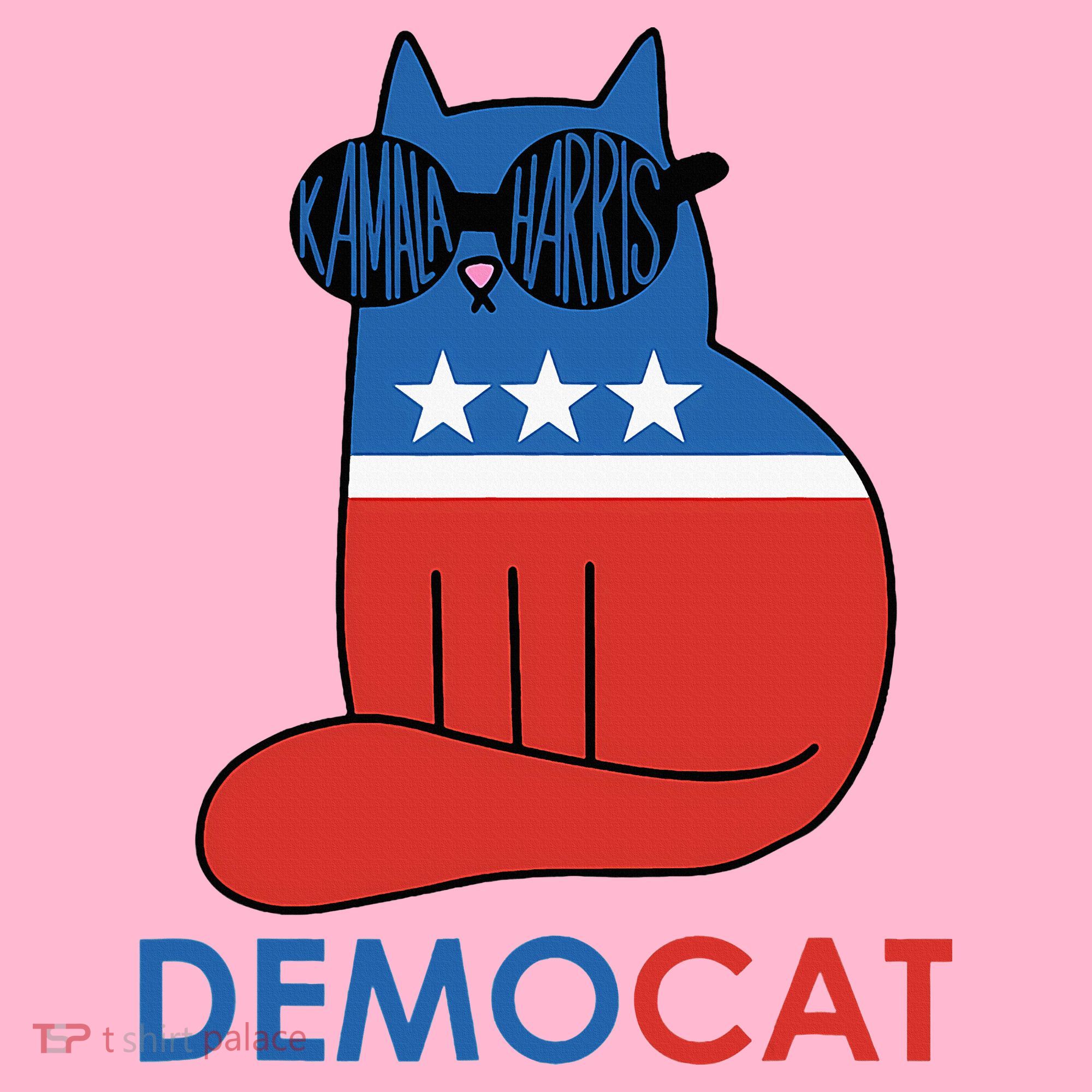 Vote Democat Cat Democrat Liberal Cat Lover Funny Coaster