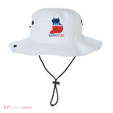 Vote Democat Cat Democrat Liberal Cat Lover Funny Bucket Hat