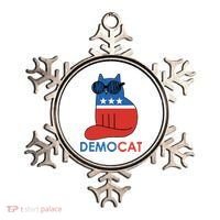 Vote Democat Cat Democrat Liberal Cat Lover Funny Ornament thumb 0