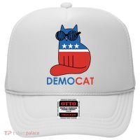 Vote Democat Cat Democrat Liberal Cat Lover Funny Hat thumb 0