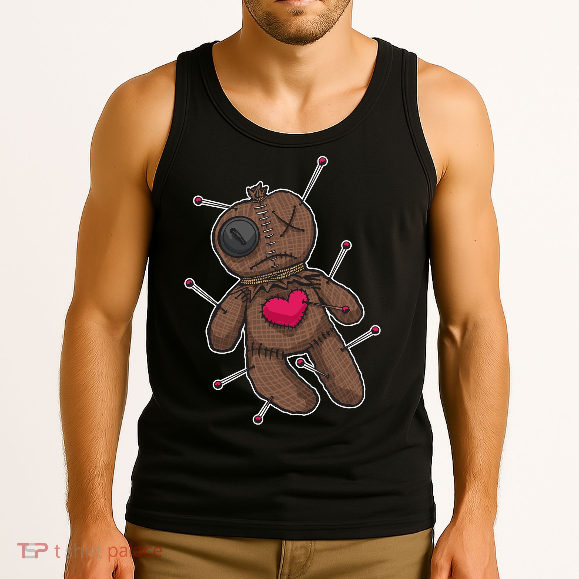 VooDoo Doll Cartoon Tank Top