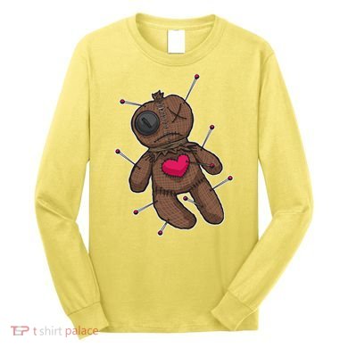 VooDoo Doll Cartoon Long Sleeve Shirt