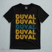 Vintage Duval County Florida Retro Duval Teal And Gold T-Shirt thumb 5