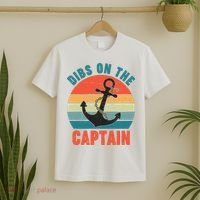 Vintage Distressed Dibs On The Captain T-Shirt thumb 2