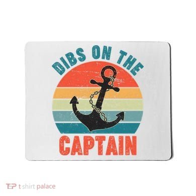 Vintage Distressed Dibs On The Captain Mousepad