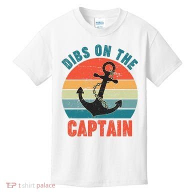 Vintage Distressed Dibs On The Captain Kids T-Shirt