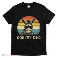 Vintage Donkey Dad Donkey Lovers Daddy FatherS Day T-Shirt thumb 0