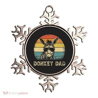 Vintage Donkey Dad Donkey Lovers Daddy FatherS Day Ornament