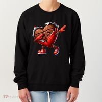 ValentineS Day Dabbing Heart Candy Funny Humor Women's Sweatshirt thumb 0