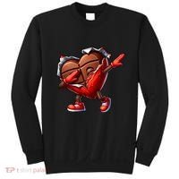 ValentineS Day Dabbing Heart Candy Funny Humor Sweatshirt thumb 0