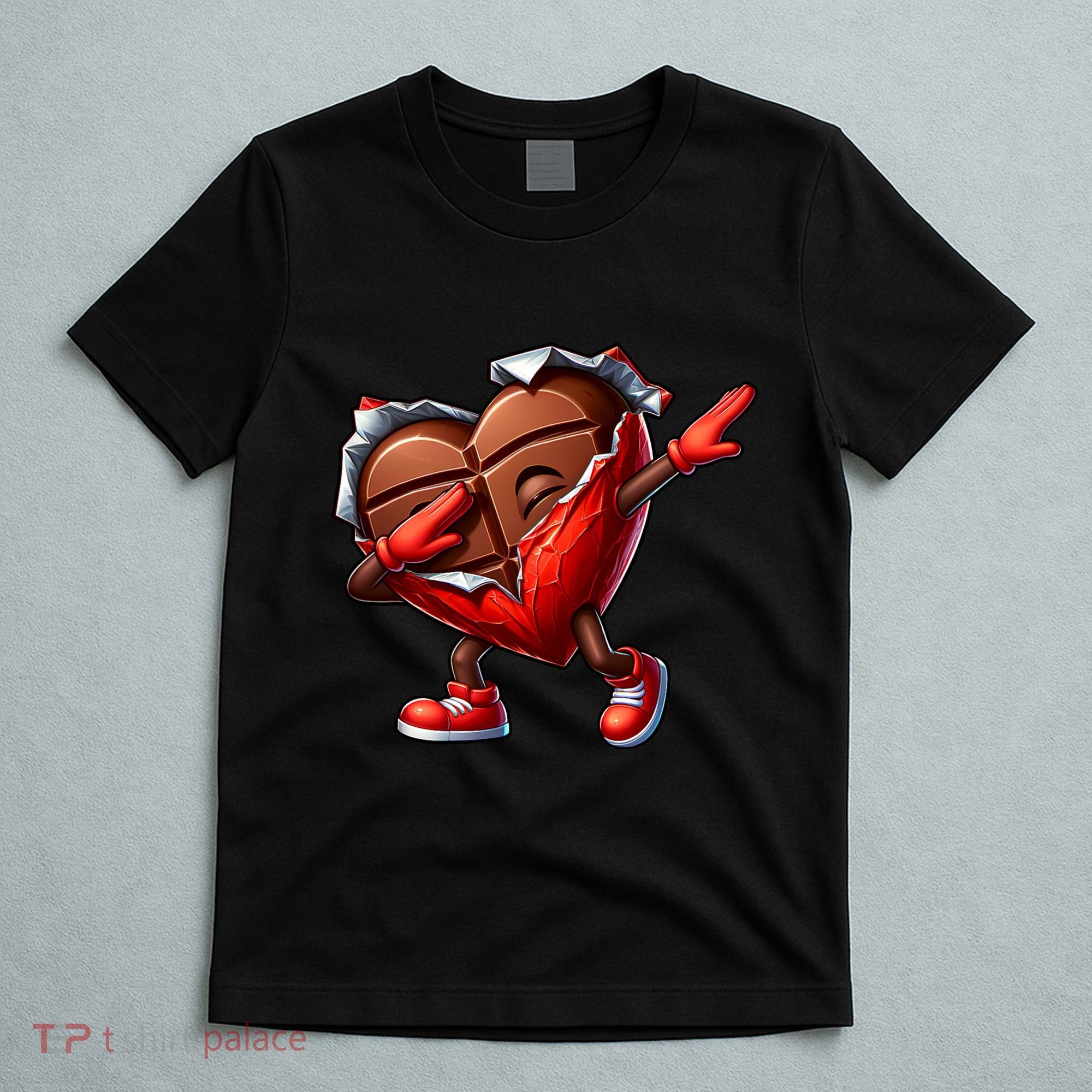 ValentineS Day Dabbing Heart Candy Funny Humor T-Shirt
