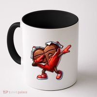 ValentineS Day Dabbing Heart Candy Funny Humor Coffee Mug thumb 0