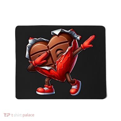 ValentineS Day Dabbing Heart Candy Funny Humor Mousepad