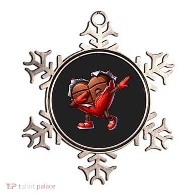 ValentineS Day Dabbing Heart Candy Funny Humor Ornament