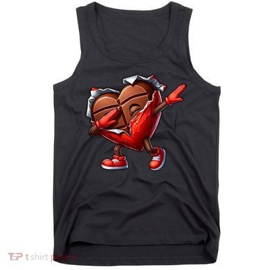 ValentineS Day Dabbing Heart Candy Funny Humor Tank Top