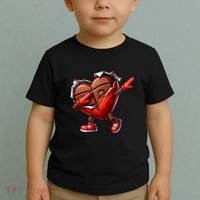 ValentineS Day Dabbing Heart Candy Funny Humor Toddler T-Shirt thumb 2